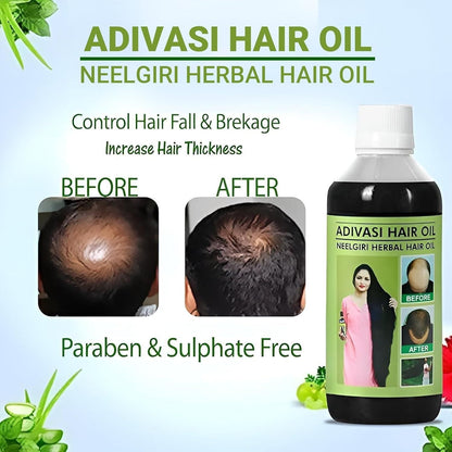 Adivasi Neelgiri Herbal Hair Oil 125ML (Pack of 2)