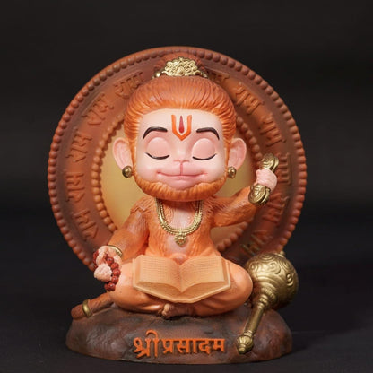 Meditating Bal Hanuman Idol