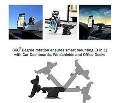 Multifunctional Car Dashboard Mobile Phone Holder