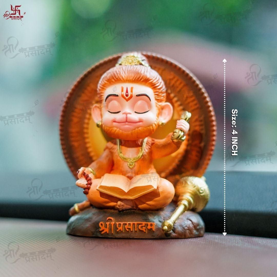 Meditating Bal Hanuman Idol