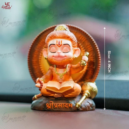 Meditating Bal Hanuman Idol