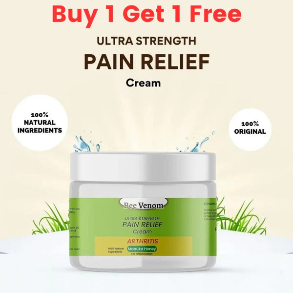 Bee Venom Joint and Bone Therapy | Ultra Strength Pain Relief Cream | Buy 1 Get 1 Free