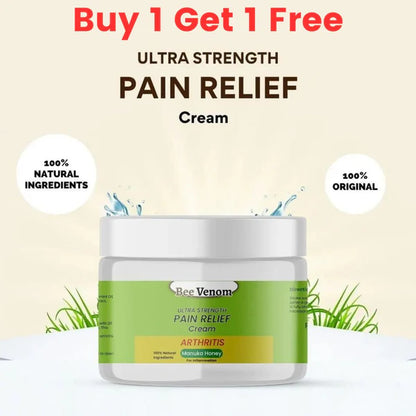 Bee Venom Joint and Bone Therapy | Ultra Strength Pain Relief Cream | Buy 1 Get 1 Free