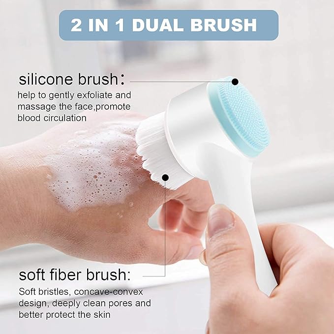 2-in-1 Skin Care Facial Cleansing Brush