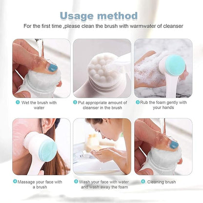 2-in-1 Skin Care Facial Cleansing Brush