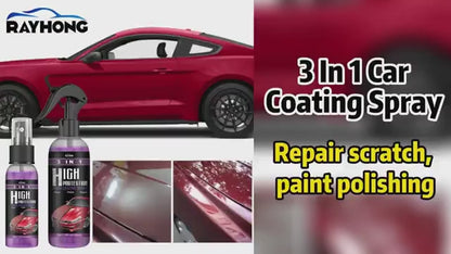 3 in 1 High Protection Quick Car Ceramic Coating Spray - Car Wax Polish Spray